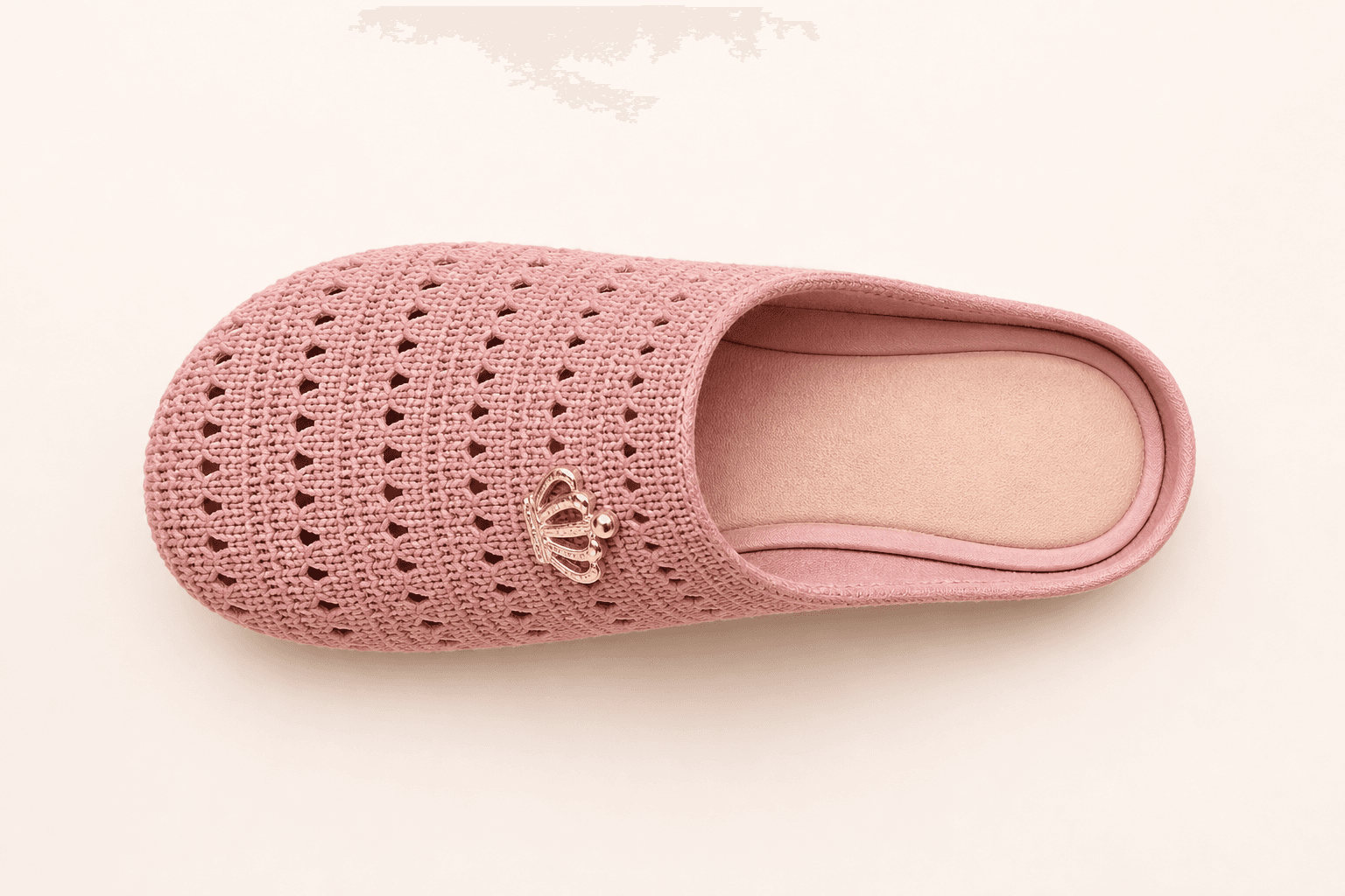 Вид зверху на рожеві гумові сабо Nuovera Breeze Pink